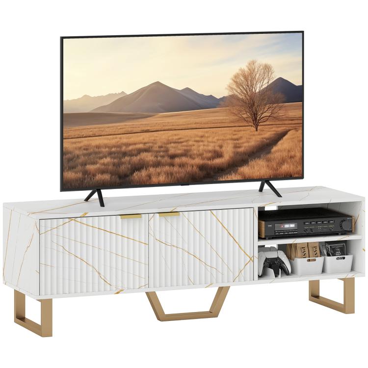 Picture of Marble Effect TV Unit TV Stand Cabinet for up to 70 inch