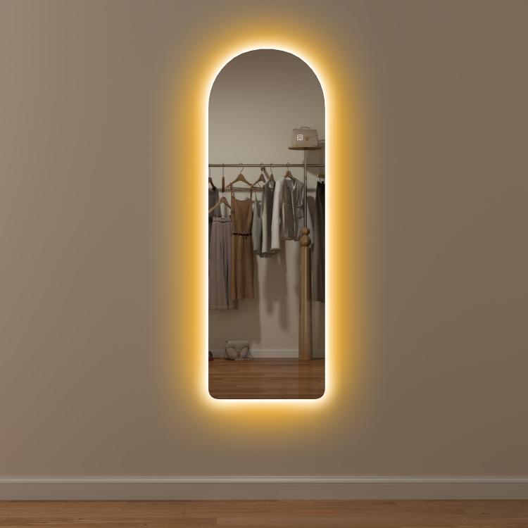 Picture of 120 x 40cm Arch Mirror with LED Lights