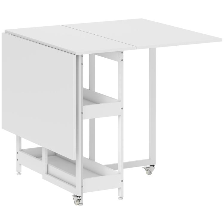 Picture of Four-Person Drop Leaf Table - White