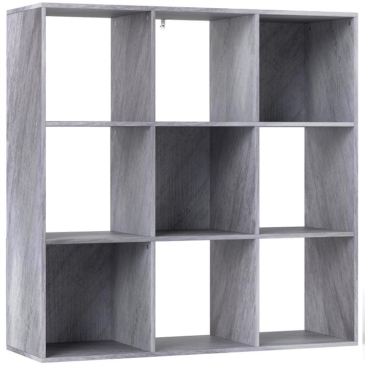 Picture of Nine-Cube Storage Shelf - Marble Grey