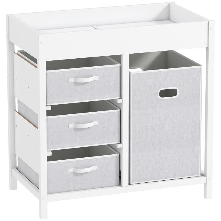 Picture of AIYAPLAY Baby Changing Unit with 4 Storage Drawers Mat for