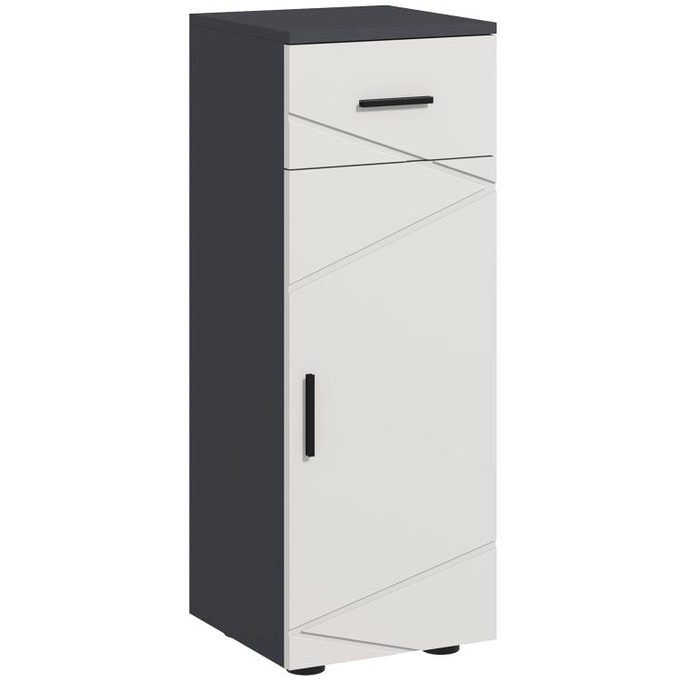 Picture of kleankin Slim Bathroom Cabinet Narrow Bathroom Storage
