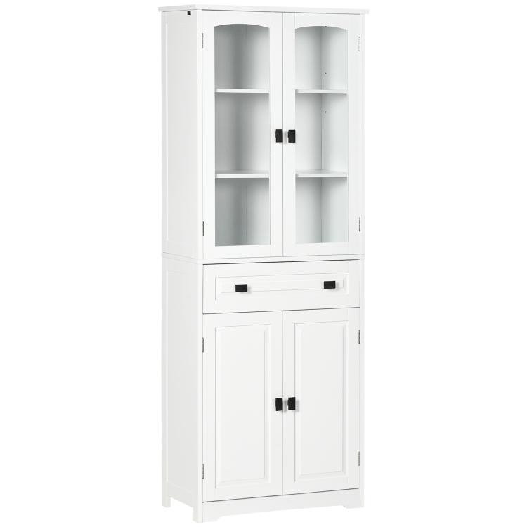 Picture of Freestanding Kitchen Cupboard 4-Door Storage Cabinet
