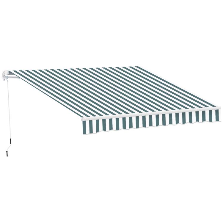 Picture of Manual Retractable Awning 2.5x2 m-Dark Green