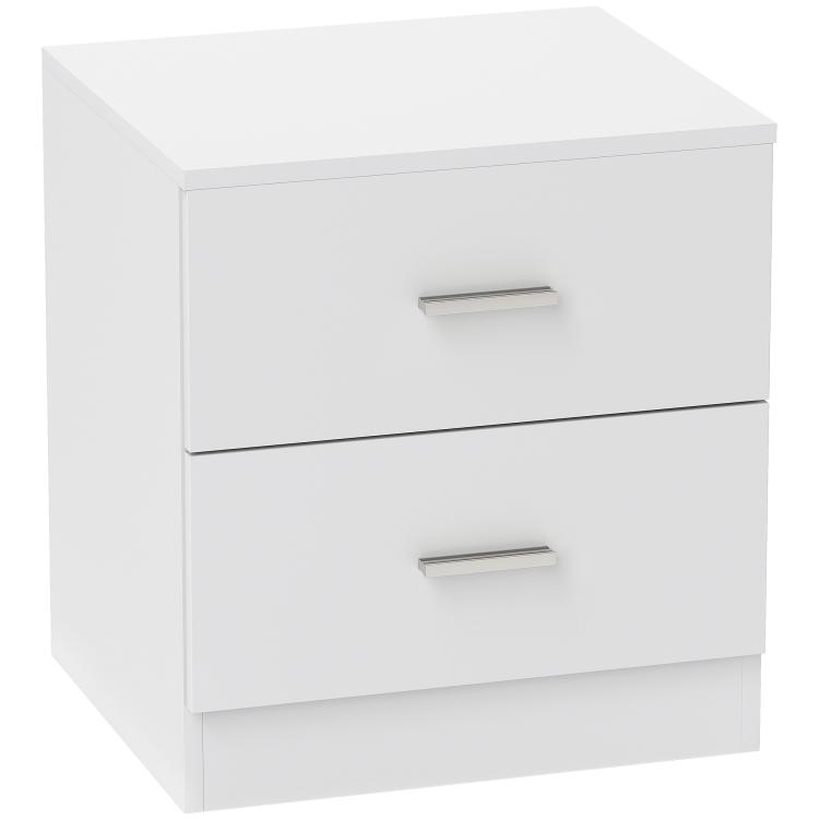 Picture of Modern Bedside Table Beside Cabinet with 2 Drawers for