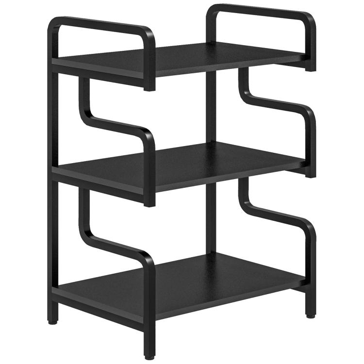 Picture of 3-Tier Printer Stand with Storage Shelves Printer Table