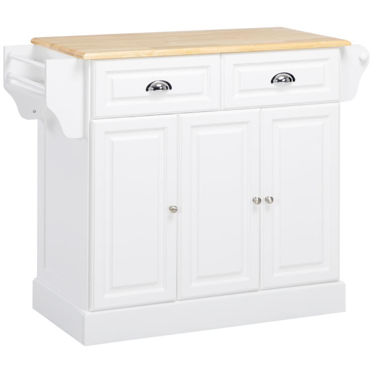 Picture of Kitchen Island with Storage Rolling Kitchen Serving Cart