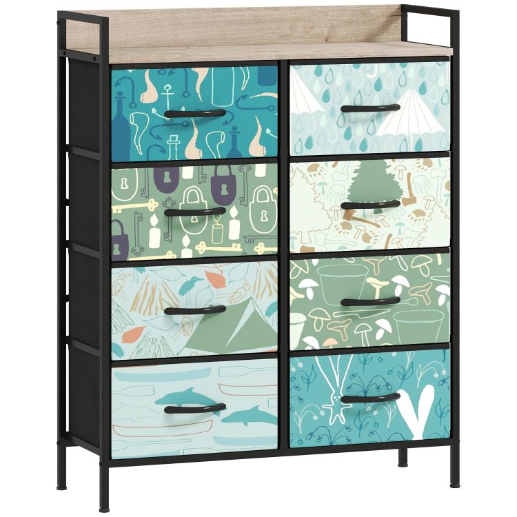 Picture of 5-Drawer Chest of Drawers - Blue