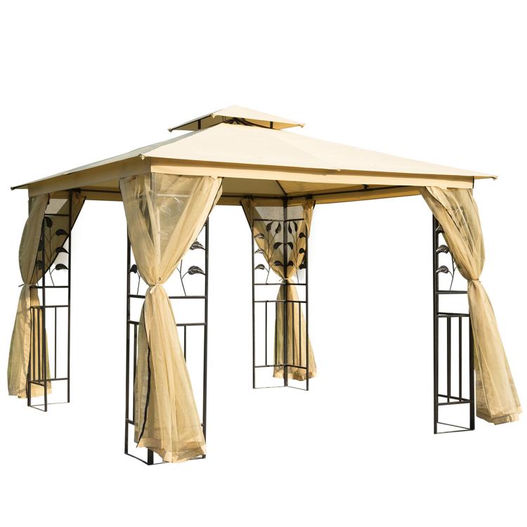 Picture of 3m x 3m Garden Gazebo Double Roof Outdoor Gazebo
