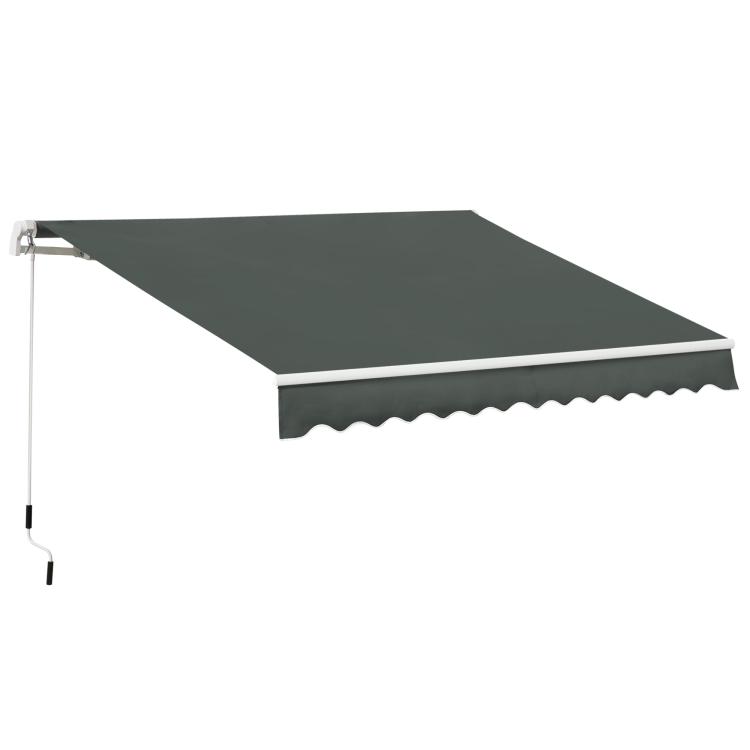 Picture of 3.5M x 2.5M Manual Awning Canopy Retractable Sun Shade