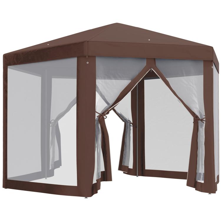 Picture of 3 x 3M Garden Pop Up Gazebo Height Adjustable Marquee Party