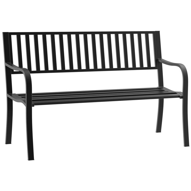 Picture of Cast Aluminum Garden Bench-Antique Green