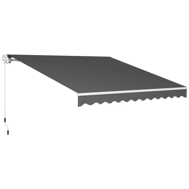 Picture of 3 x 2.5m Manual Awning Canopy Sun Shade Shelter Retractable