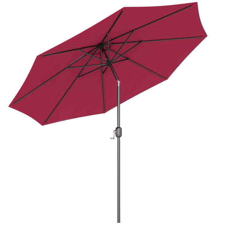 Picture of 3 m Garden Parasol Umbrellas Outdoor Sun Shade with 8