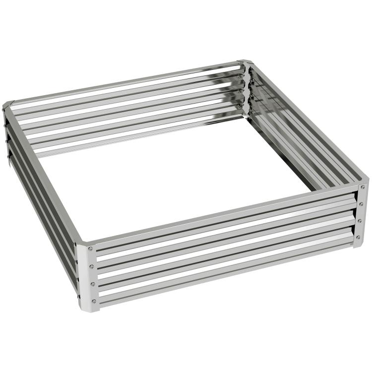 Picture of 432L Square Raised Garden Bed Box Steel Frame for