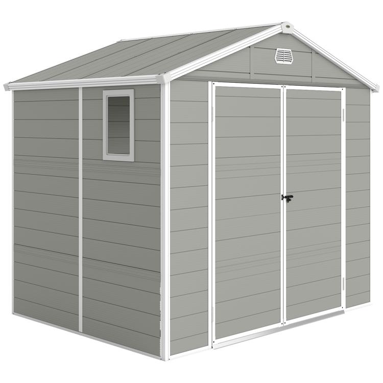Picture of 7.9ft x 6.2ft Recycled Garden Shed with Aluminium Frame and
