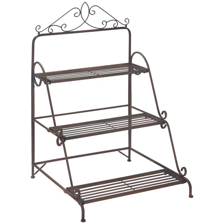 Picture of 3 Tier Stair Style Metal Plant Stand Flower Pot Holder
