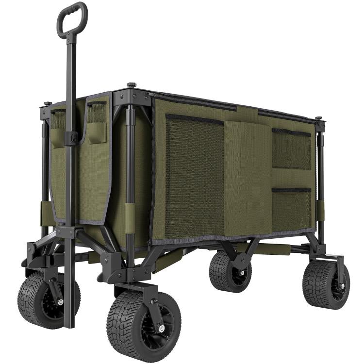 Picture of Folding Garden Trolley Cargo Traile on Wheels Collapsible