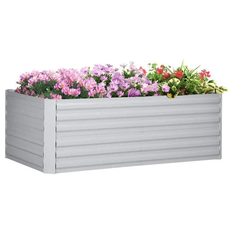 Picture of Raised Beds for Garden Galvanised Steel Outdoor Planters