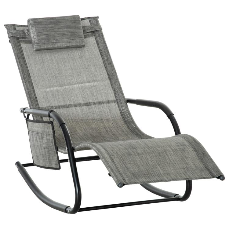 Picture of Outdoor Garden Rocking Chair Patio Sun Lounger Rocker