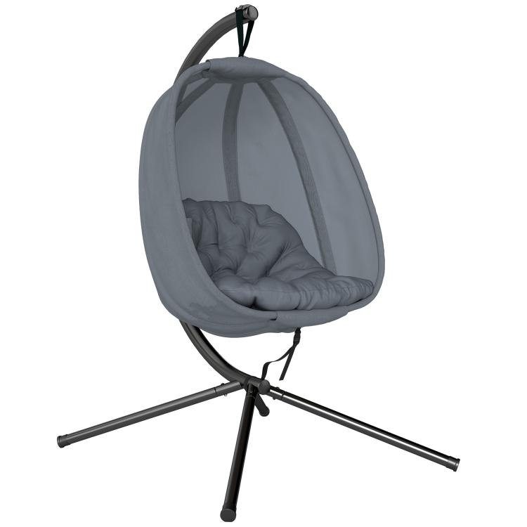 Picture of Hanging Egg Chair Folding Texteline Swing Hammock with