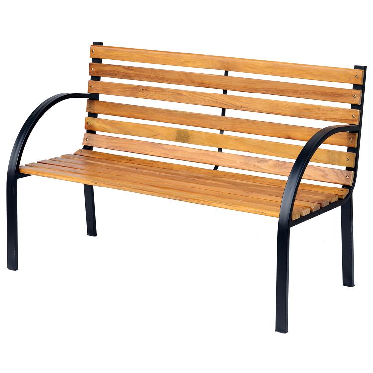Picture of Garden Bench 122Lx60Wx80H cm-SteelWood